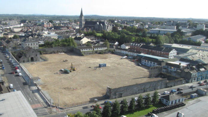 The completed remediation of the for Limerick Gasworks site
