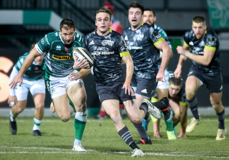 Last gasp Hanrahan drop-goal spares Munster’s blushes in Italy