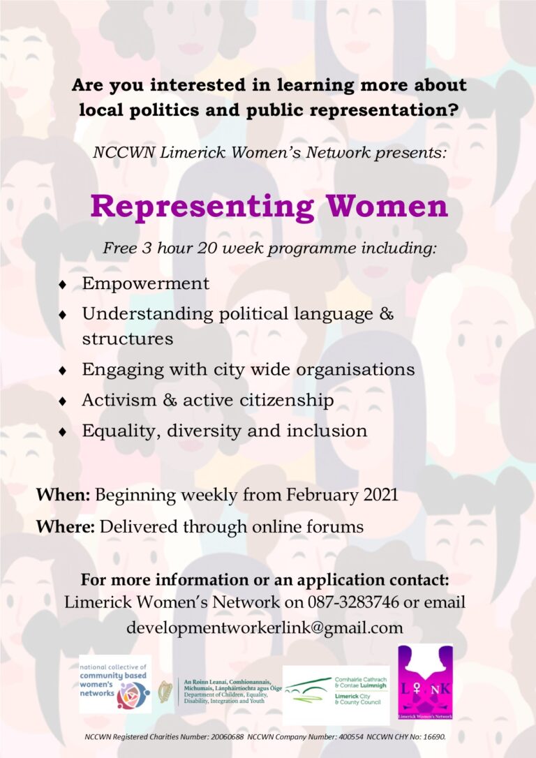 Limerick Women’s Network hoping to encourage women into public representative roles with new programme