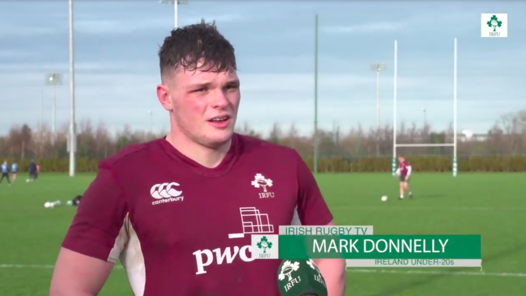 WATCH: Garryowen’s Mark Donnelly looks ahead to the U20 Six Nations