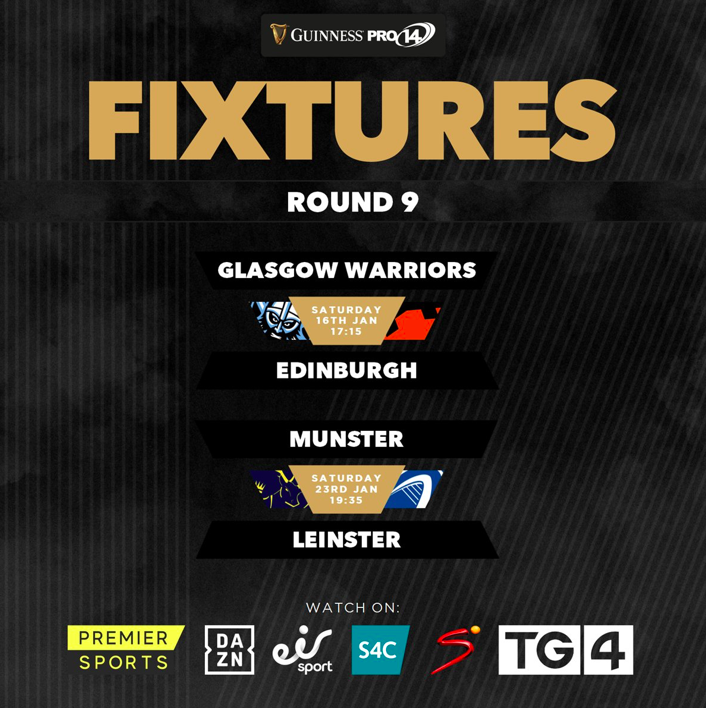 Munster Vs Leinster Interpro Rescheduled for 23rd of January
