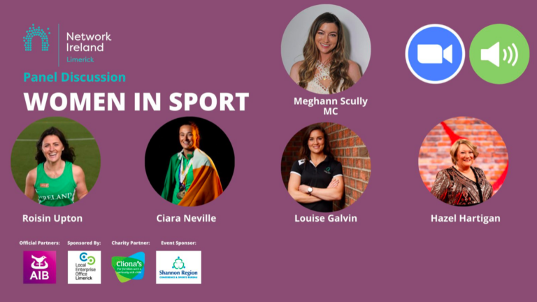 Sports Stars to Join Women in Sport Panel Discussion with Network Ireland Limerick