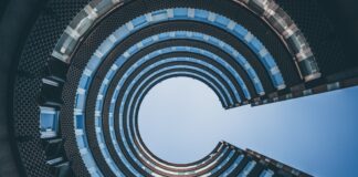 low angle photography of architectural building