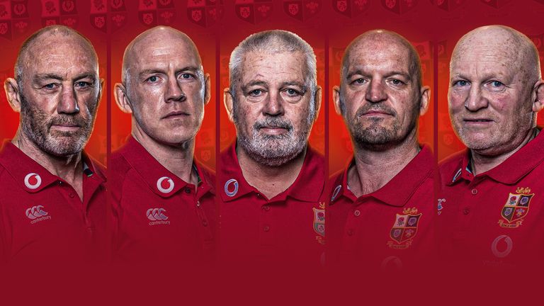 Warren Gatland’s Lions Coaching Team Confirmed