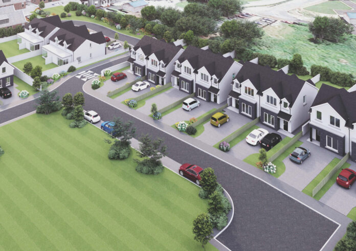 Photomontage of Pallaskenry Development