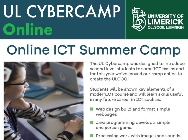 Experience new technology in a fun and engaging way with UL Cybercamp