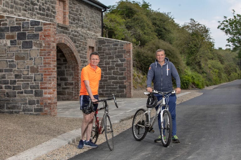 Minister’s Patrick O’Donovan TD and Niall Collins TD announce details of the official opening of the new Limerick Greenway
