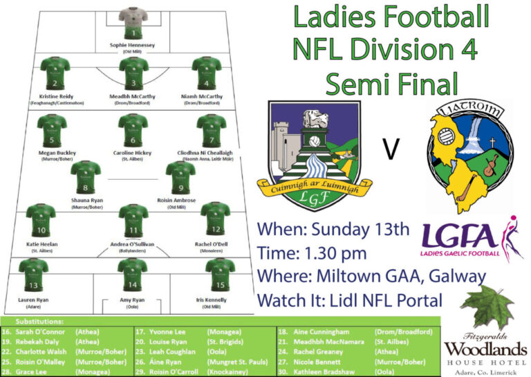 “Nothing to lose” – Two changes for Donal Ryan’s Limerick ahead of Leitrim semi-final