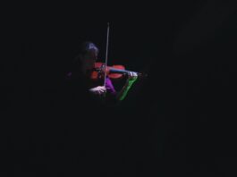 person playing violin