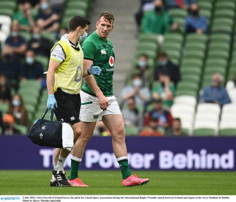Farrell Released From Ireland Camp After Failing HIA