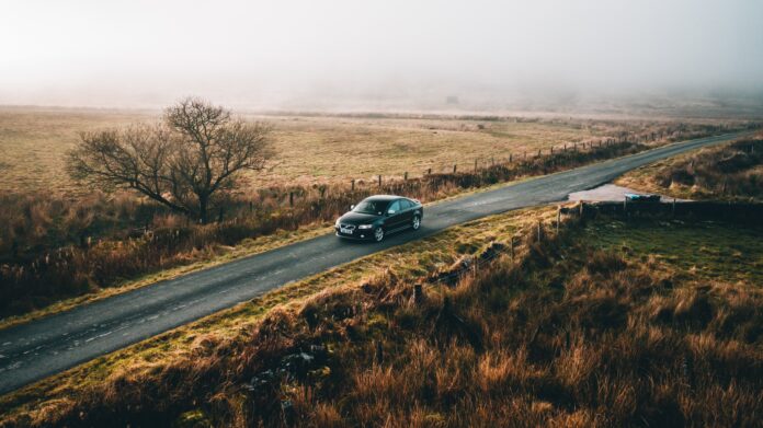 vehicle on road