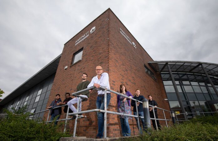 CEO and Founder of Trackplan Mark Cochrane and team at LIT Hartnett Enterprise Accelleration Centre