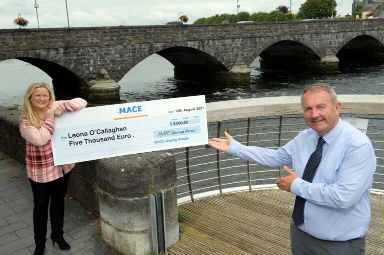 Limerick woman Leona O‘Callaghan recognised as Unsung Hero by MACE