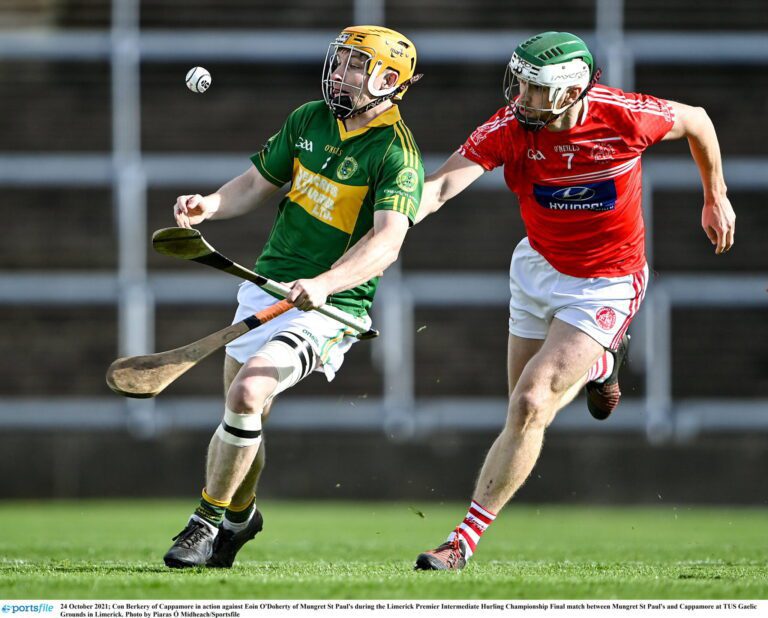 WATCH: “It’s so so special” | Mungret St Pauls’ Cian O’Brien and Pa Begley reflect on their PIHC Final win