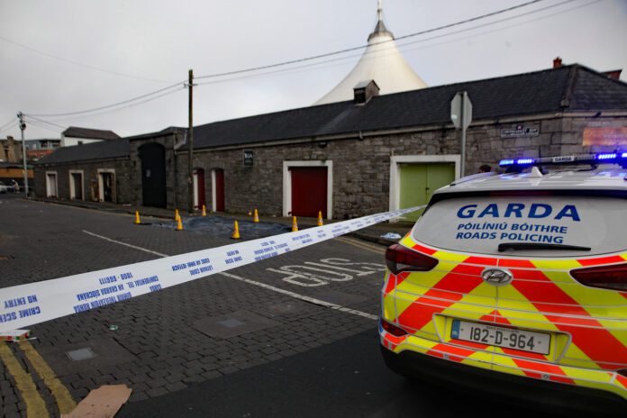An Incident occur outside the Cornmarket Row, Limerick 1