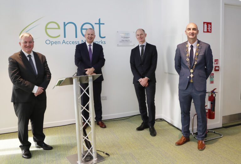 Minister unveils Enet’s new €1m HQ