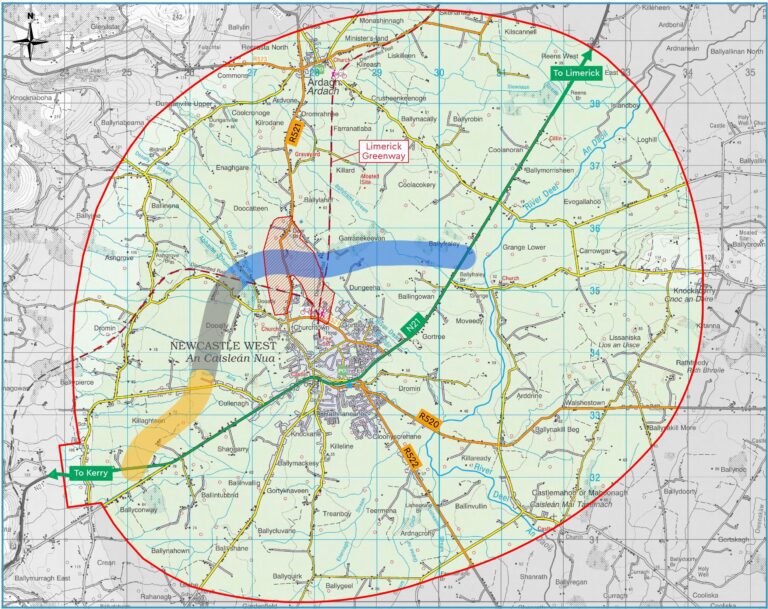 Route options for N21 bypasses for Newcastle West and Abbeyfeale now on public display