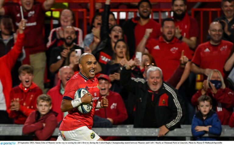 Zebo one of six Munster players to sign contract extensions