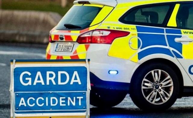 Garda accident sign car crash