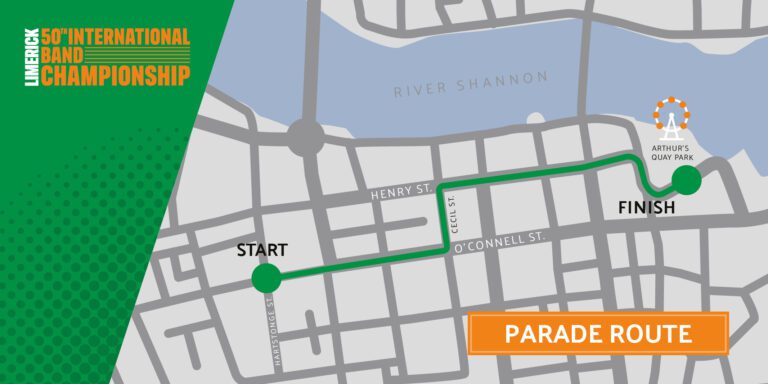 New Route and Event Guide for the Limerick St Patrick’s Day Parade