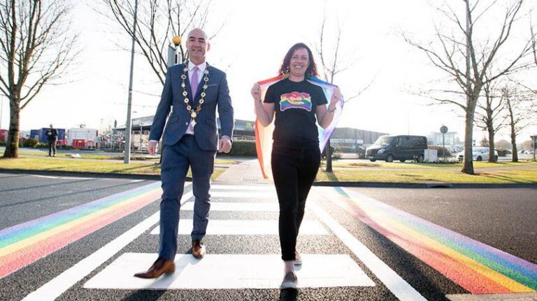 Second Pride rainbow crossing for Limerick