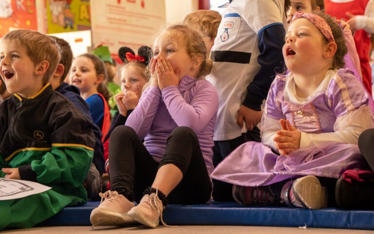 Parteen pupils had more than a million reasons to celebrate