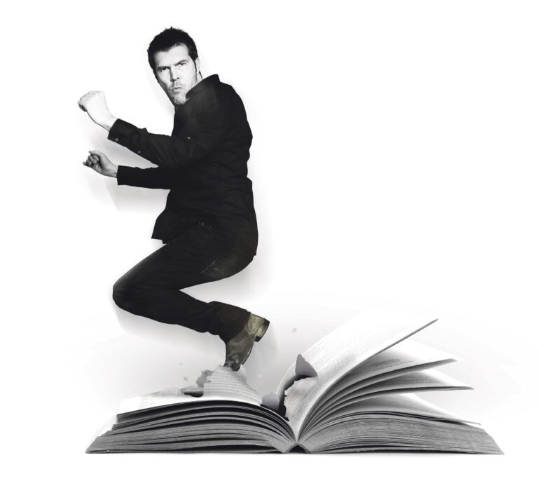 Rhod Gilbert’s Book of John has many more chapters to run