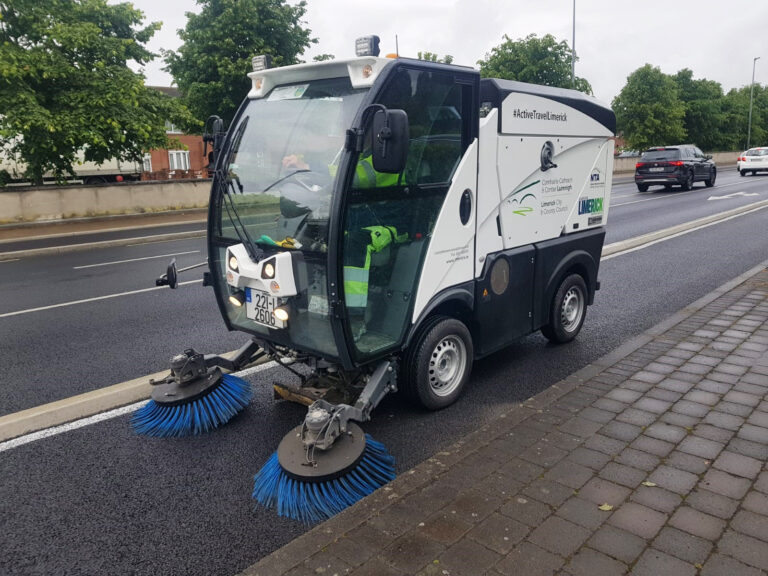 Mini-sweepers to keep Limerick cycle network clear of debris