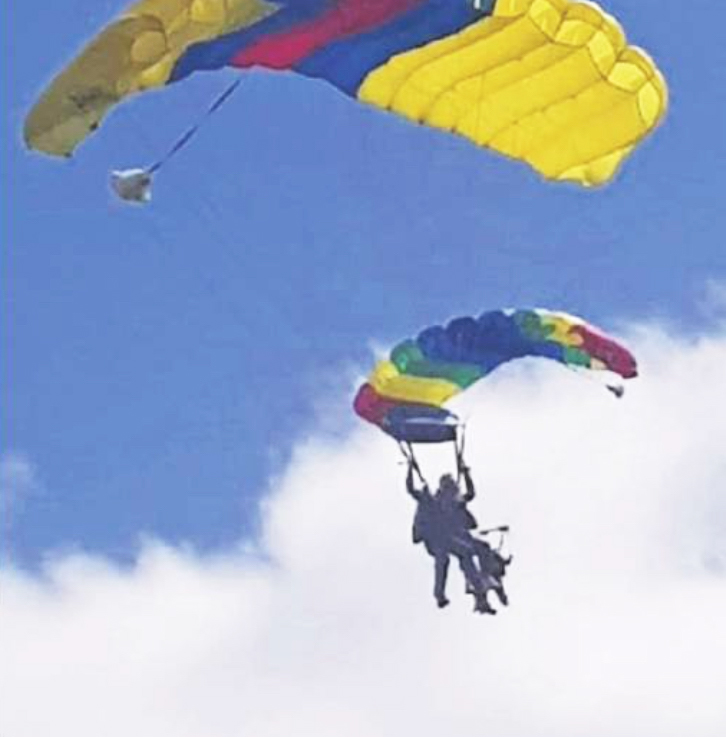 Colleague jumped in when injury struck Limerick skydiver