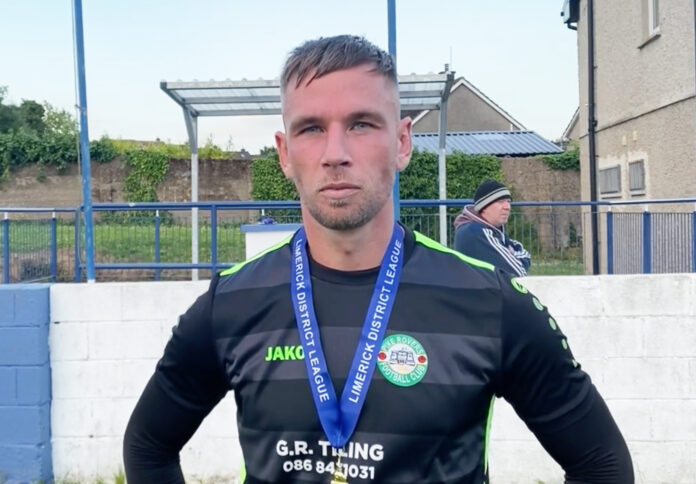 Pike Rovers FC Captain Steven McGann