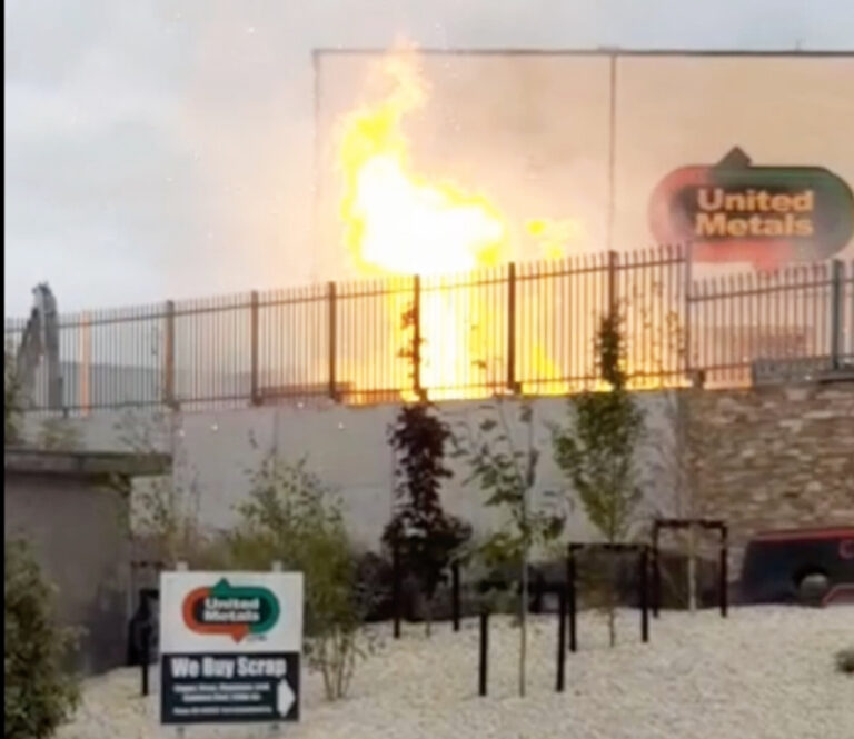 Third fire at Limerick metal recycling plant in five years 