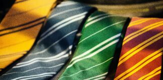 assorted-color neckties