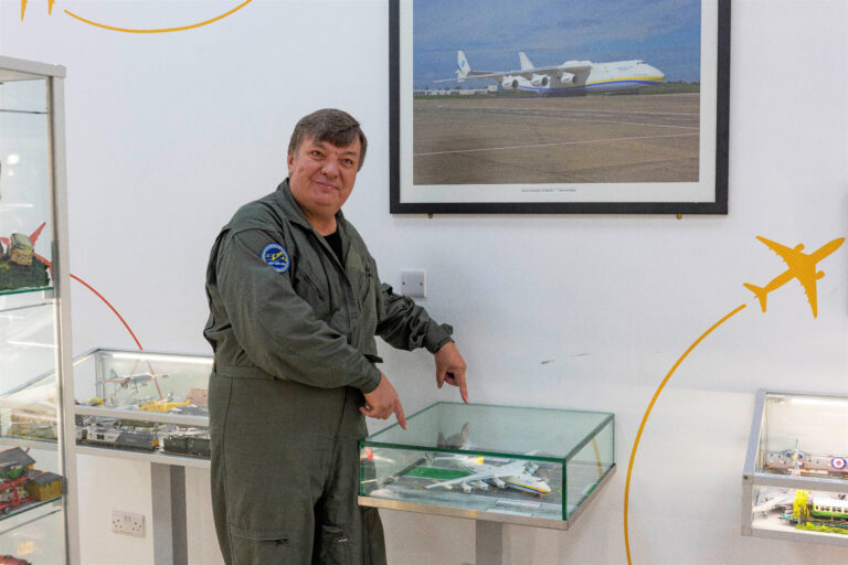 Poignant Shannon visit for pilot of world’s largest aircraft