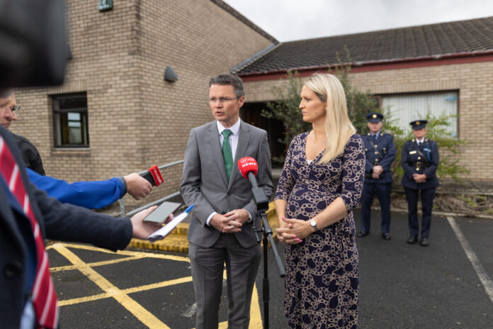 Minister Patrick O'Donovan and Minister Helen McEntee officially