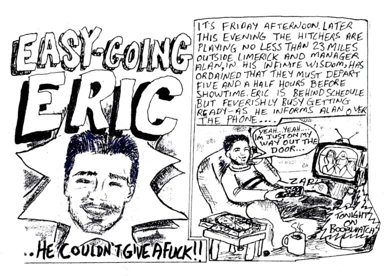 Pop-Up Pencil-Drawn Punk with The Hitchers