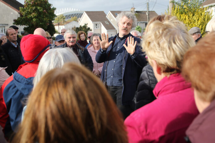 Farranshone traffic protest