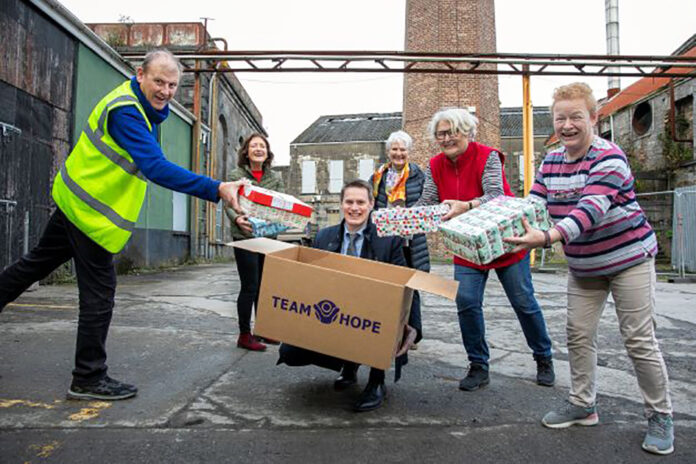 Team Hope shoebox appeal