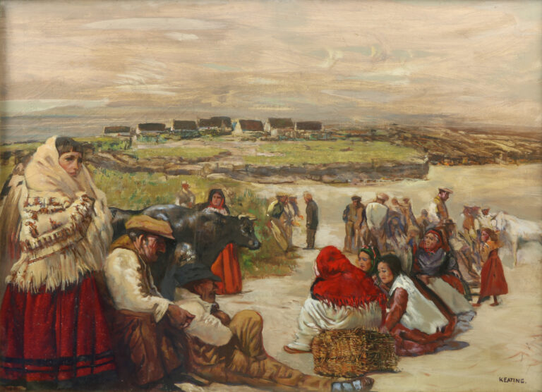 Recently discovered works by Sean Keating on the market for the first time at Fonsie Mealy’s