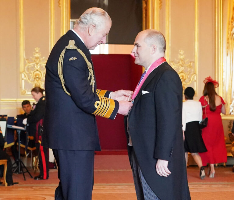 King Charles presents major honour to Limerick music man