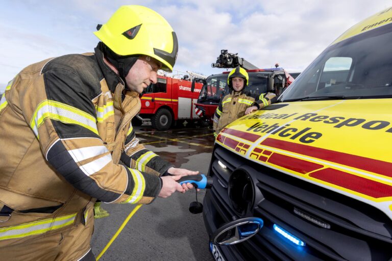 Shannon Airport goes electric with new medical response vehicle
