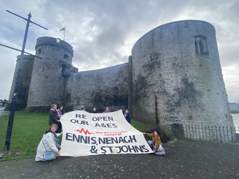 Limerick hospital protesters send early message to Taoiseach