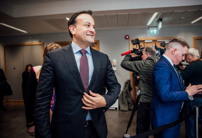 Taoiseach Leo Varadkar arriving at University Hospital Limerick.