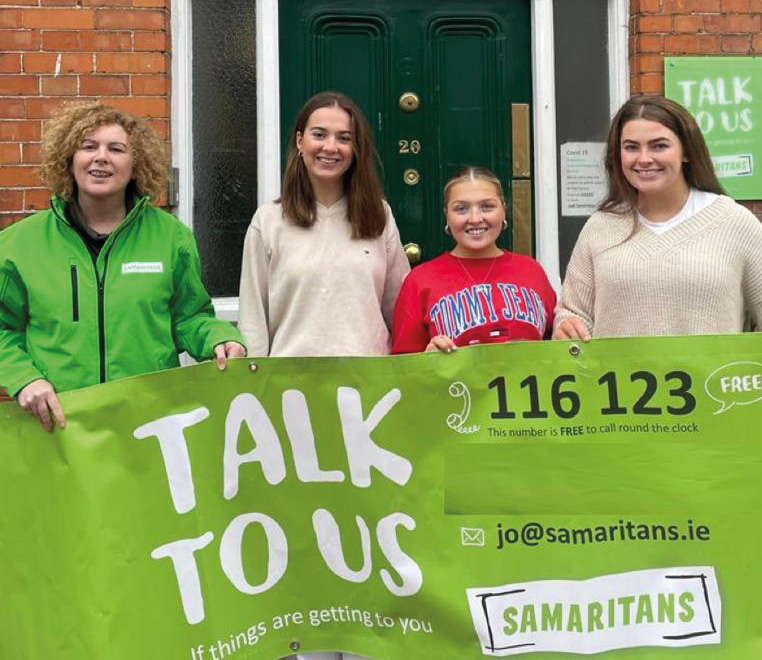 Sky diving for Samaritans