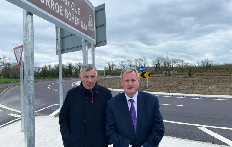 Safer motoring at Beary’s Cross with new roundabout