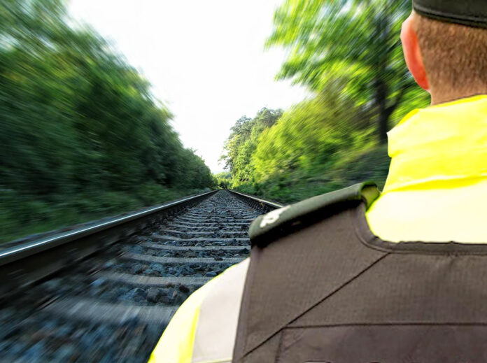 Railway line trespass