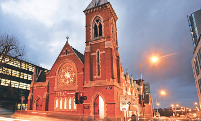 The Red Church which is being converted into office units.