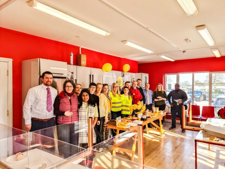 Smiles all round for Daffodil Day at Profile Developments