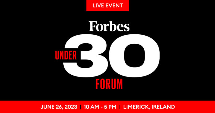 Social Asset Horizontal 1200x630 -- 2023 Forbes Under 30 Forum Limerick