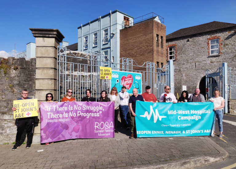 Protests arranged to mark 15th anniversary of Mid West emergency departments closing
