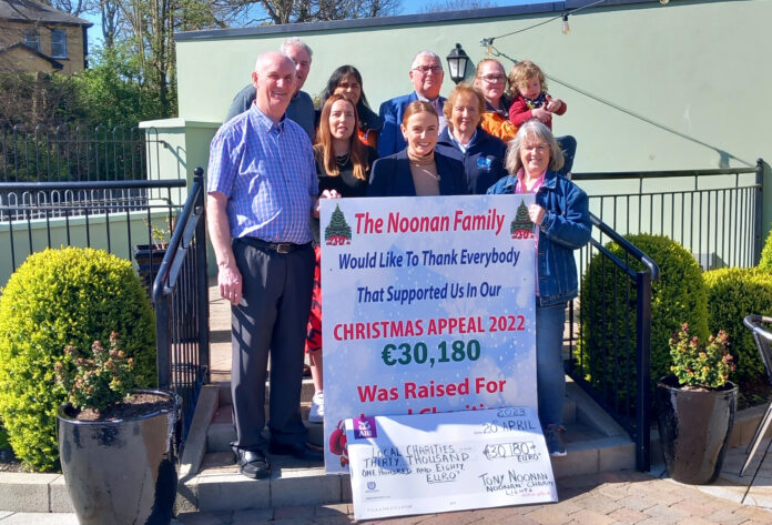 Tony Noonan charity presentation